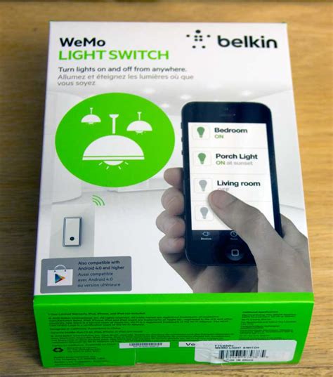 wemo wiifi switch metal box|belkin wemo light switch installation.